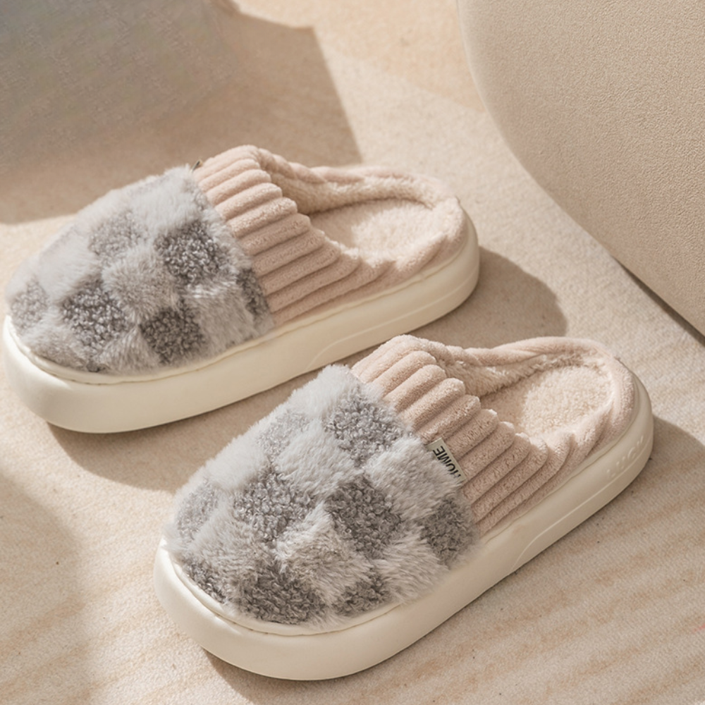Fluffy Warm Slippers | Olivia - Soft and Comfortable - Ideal for Winter Evenings