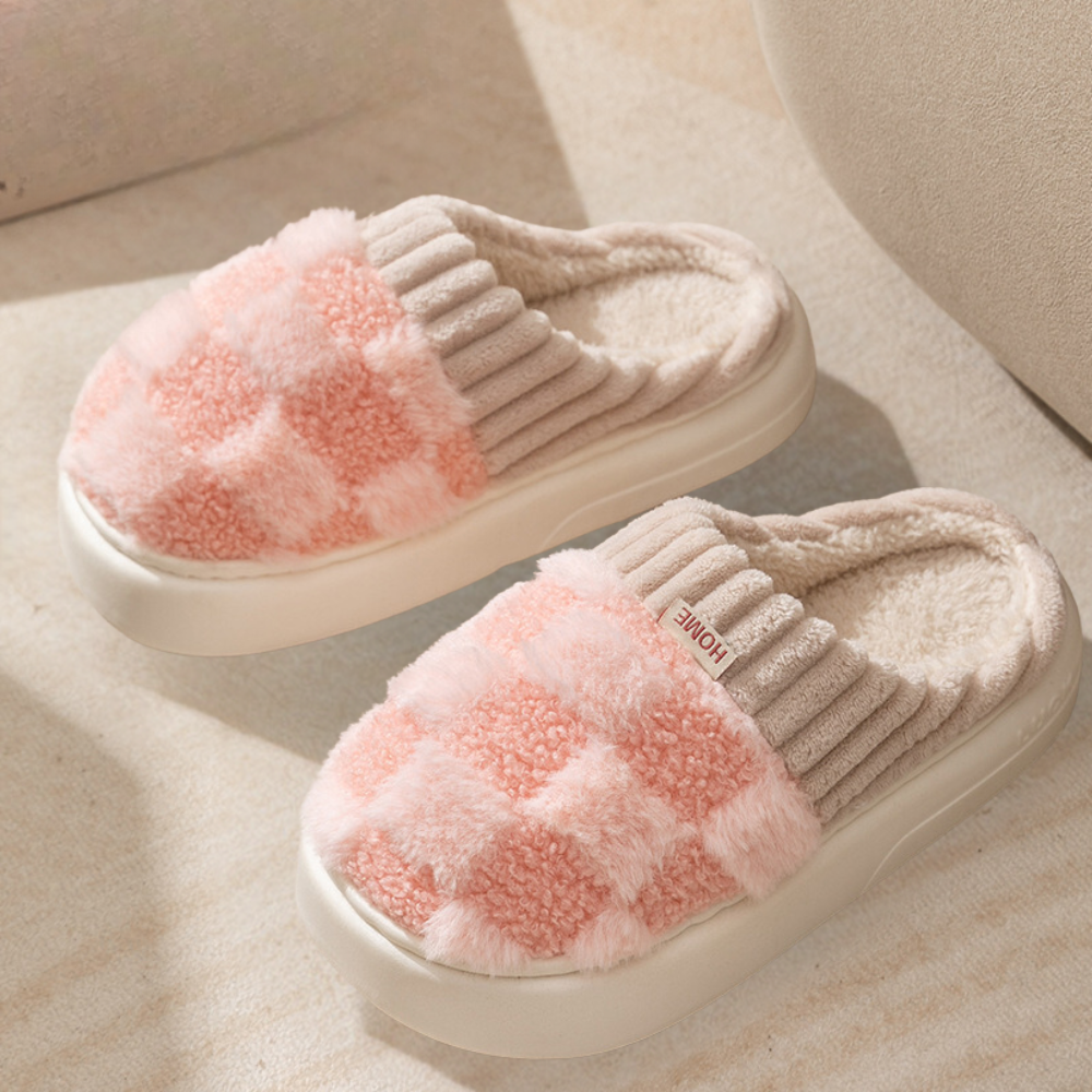 Fluffy Warm Slippers | Olivia - Soft and Comfortable - Ideal for Winter Evenings