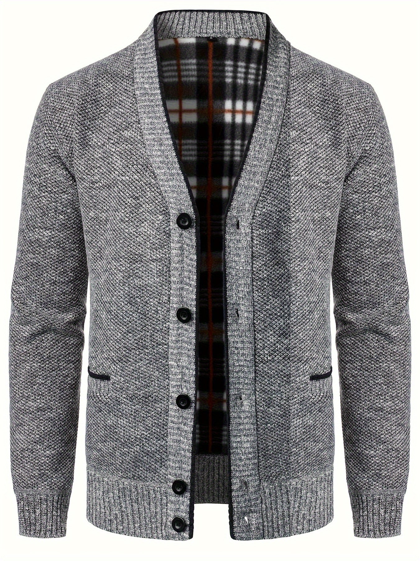 Casual Gebreide Jas Met V-hals - Regular Fit - Heritage Craft - HC 04 - Essential in Meerdere Kleuren