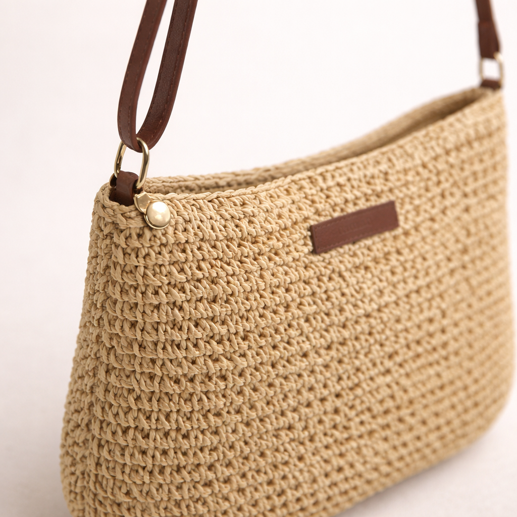 Maréa | Strandtas | Stro Crossbody Zomer