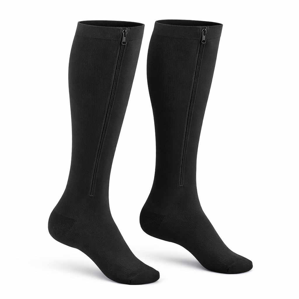 Visconte | Kniehoge Compressiekousen | Elastisch stretch materiaal , 20-30 mmHg compressie