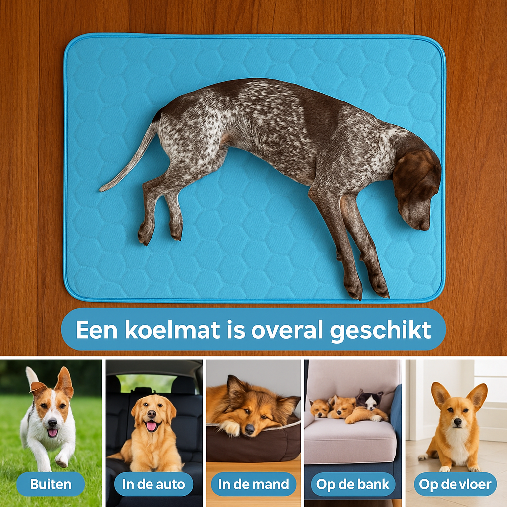 Cooluxe - Koelmat - Laat uw hond deze zomer niet lijden onder de hitte!