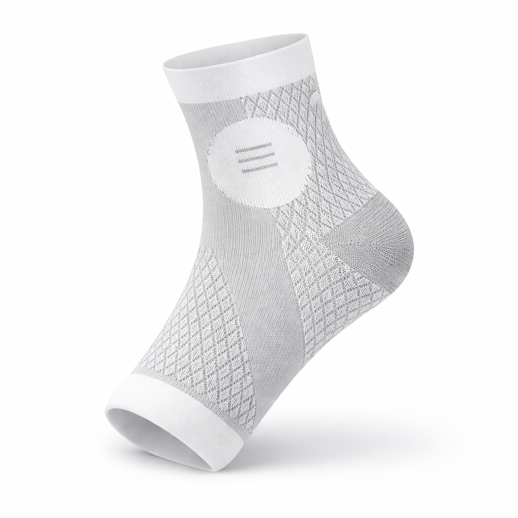 Visconte | Enkel Compressiesokken | Stretch materiaal, open teen design, ondersteuning voor voet en enkel, dagelijks gebruik