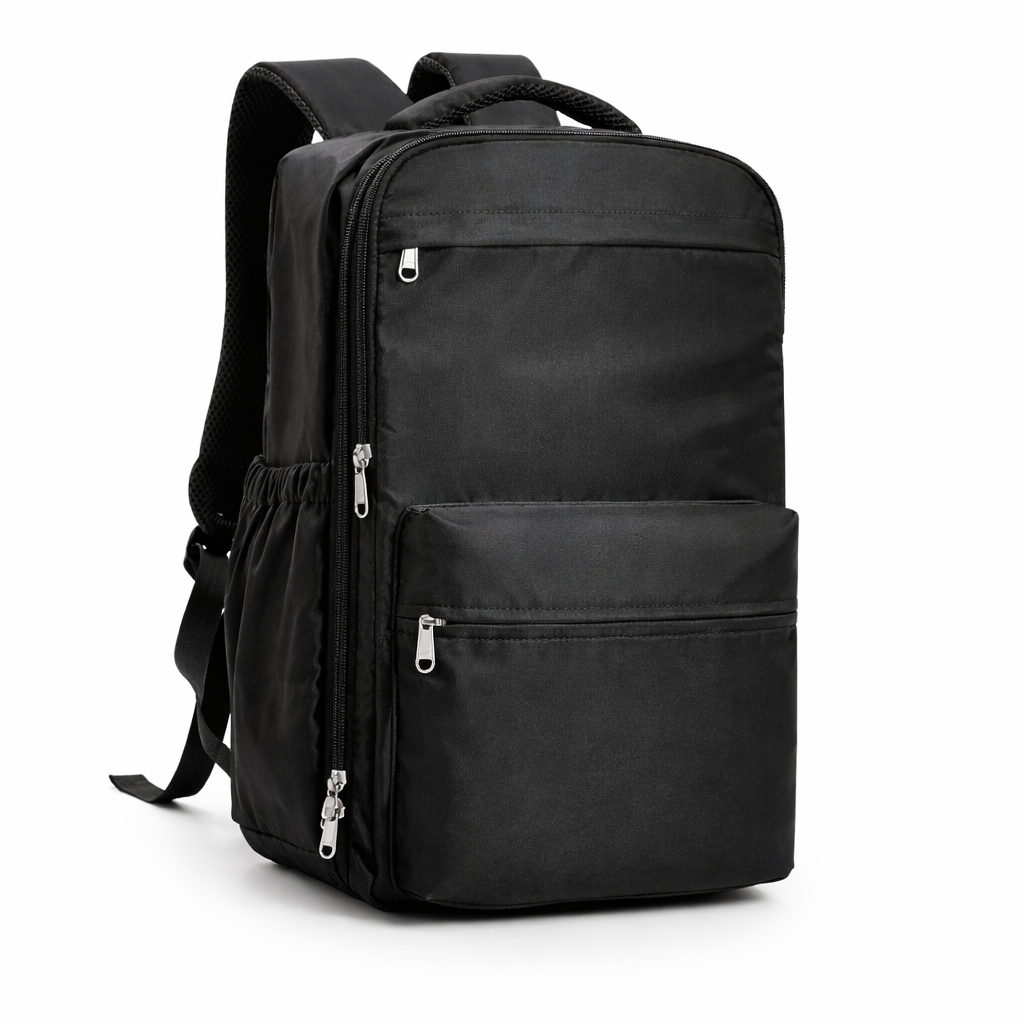 TRAVEL PRO | Cabin Rugzak 40x30x20 | Waterafstotend materiaal, Ryanair Tui Transavia handbagage formaat, compacte reisrugzak met vacuum funtie