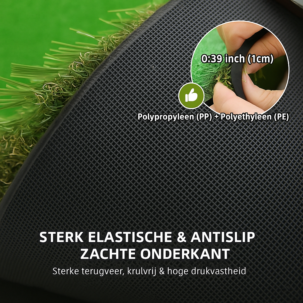 Grote Golf Putting Mat 152×305 cm | Indoor/Outdoor Golfmat | 3 Holes met Vlaggen & Cups voor Oefening