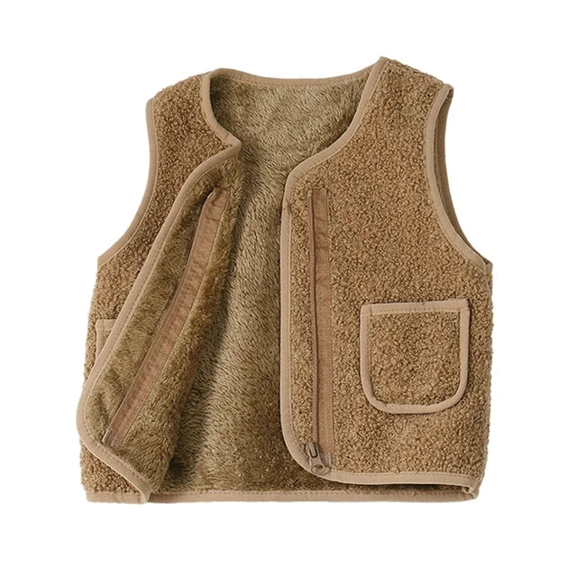 Mini Style | Gilet Lamswol look