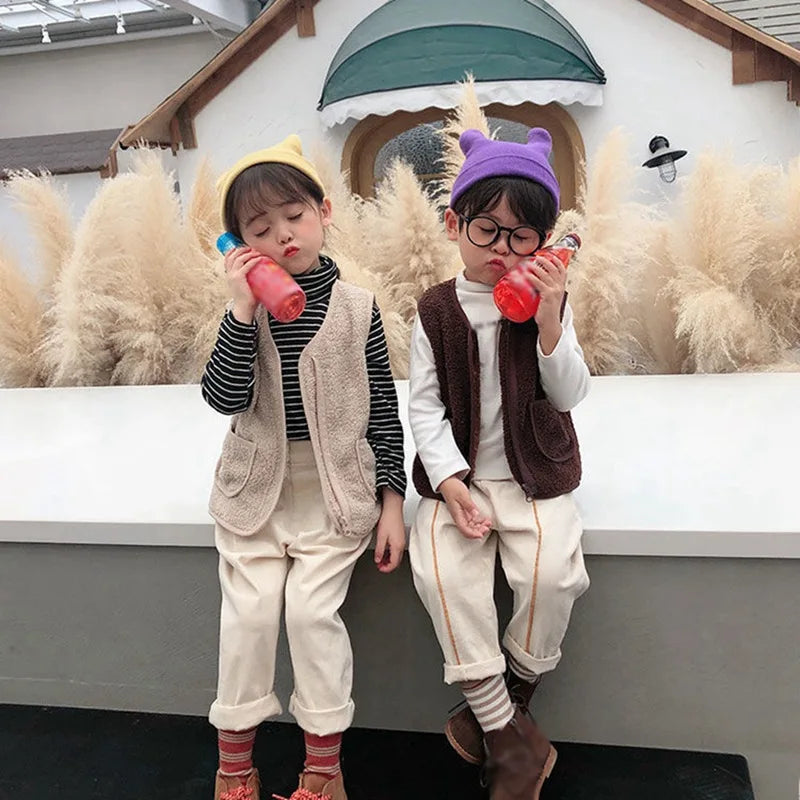 Mini Style | Gilet Lamswol look