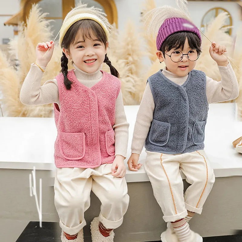 Mini Style | Gilet Lamswol look