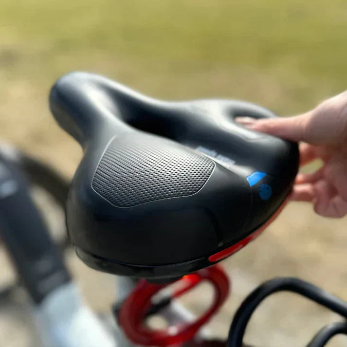 CLOUDCOMFORT PRO – Fietszadel voor Pijnvrij Fietsen - met ingebouwde verlichting