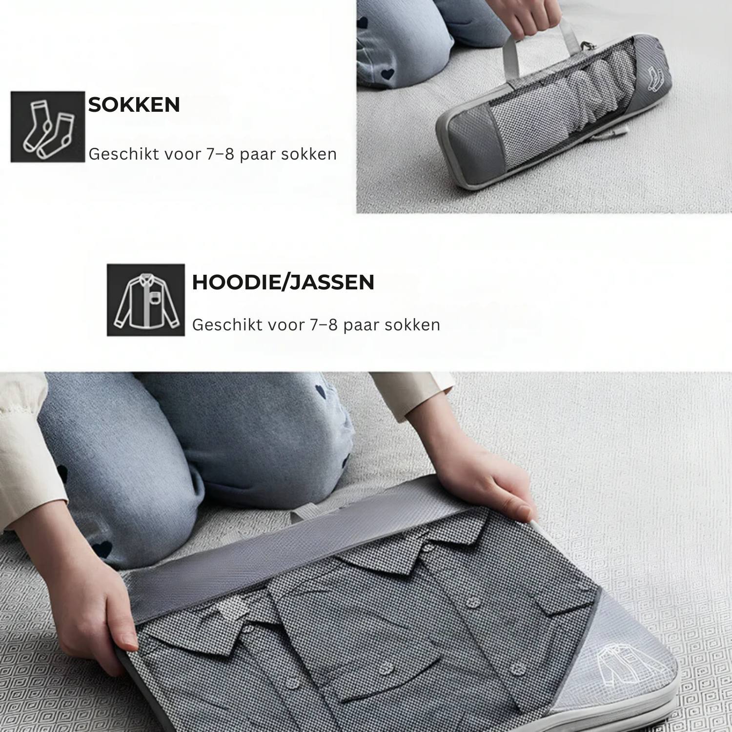 Kompressie Reisorganisers | Slimme Inpakoplossing | Ruimtebesparende Bagage Cubes | Perfect Voor Vakanties & Zakenreizen | 5-delig Set | Lichtgewicht & Duurzaam | Maximale Ruimtebesparing | Avontuurlijke Reiskompanen