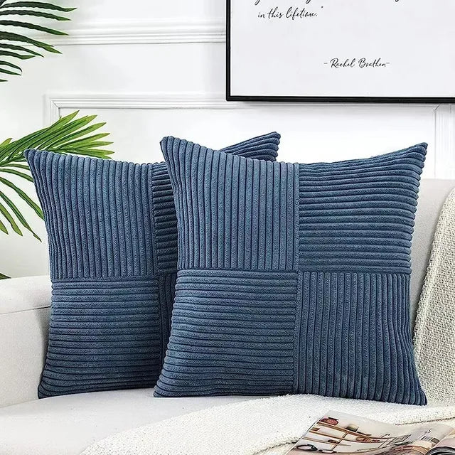Corda Kussensloop - Zachte Corduroy, Minimalistisch Design