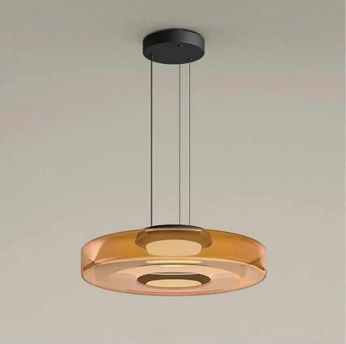 Glaspendellamp in Bauhaus-stijl