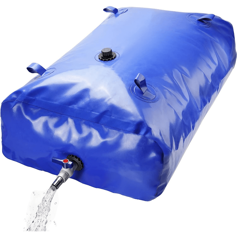 Wateropslagzak met Kraan en Opvouwbaar Ontwerp voor 240–1000 Liter Watervoorraad