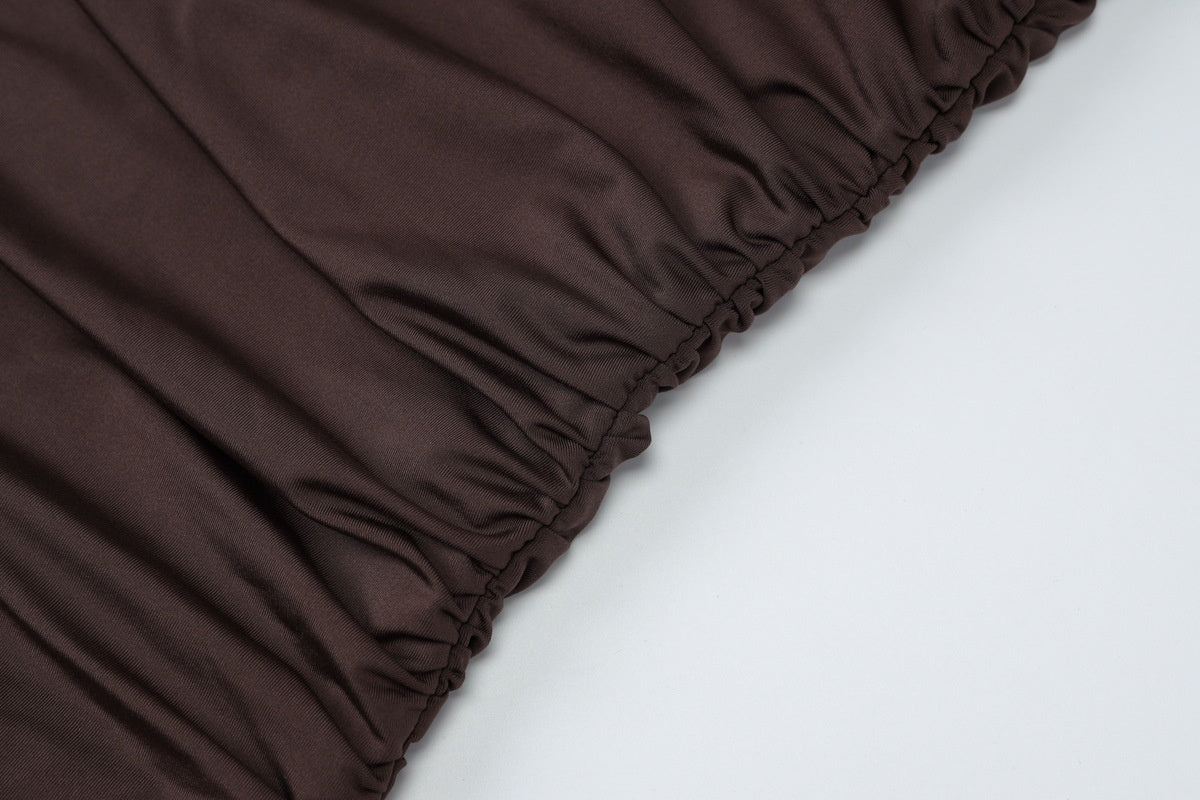 ELARA | Gedrapeerde Jurk - Luxueus, Verfijnd & Comfortabel