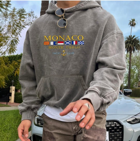 Eduard | Old money Monaco yacht club hoodie