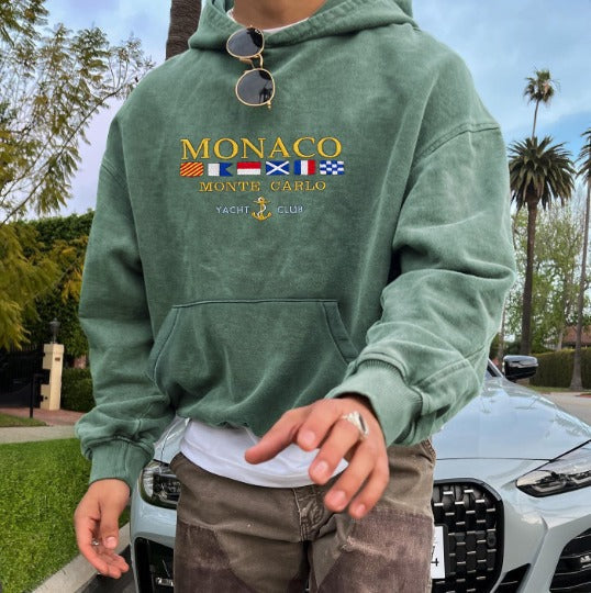 Eduard | Old money Monaco yacht club hoodie
