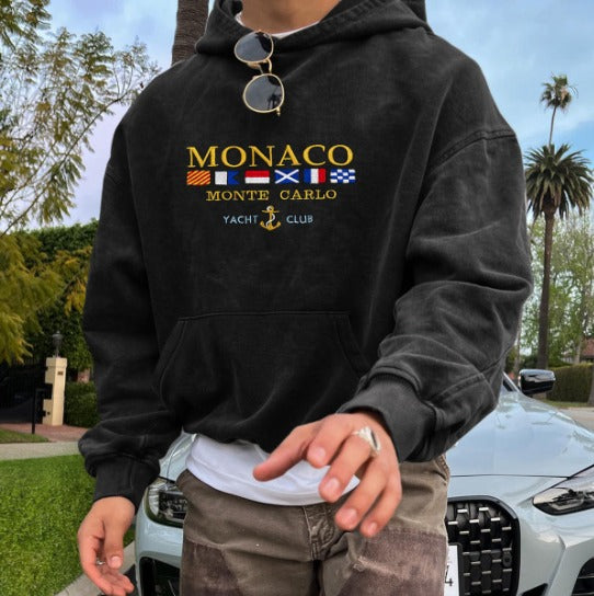 Eduard | Old money Monaco yacht club hoodie