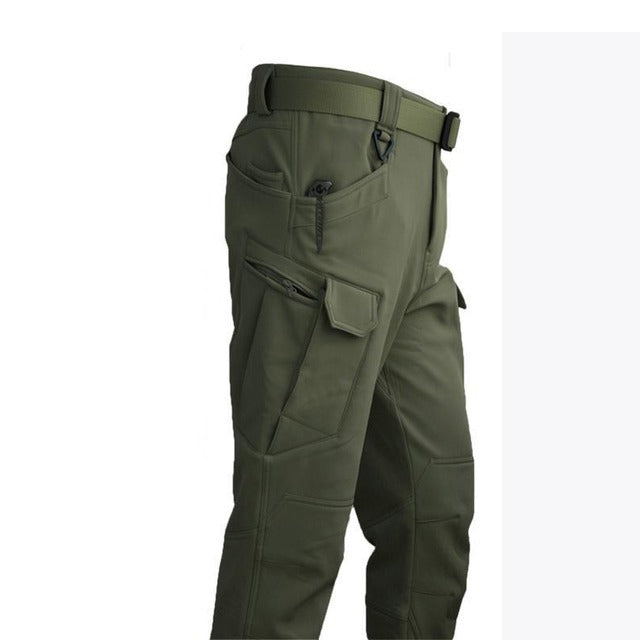 Northpeak Heren Outdoor Set - Gevoerde Winterjas met Capuchon en Cargobroek - Warme Tactische Outdoorkleding, Los of als Set in Khaki, Groen en Zwart