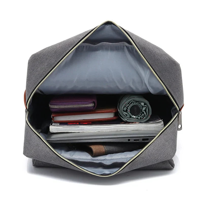 Unisex Oxford Rugzak - Waterdicht - 16-Inch Laptopvak - 20-35 Liter Grote Capaciteit