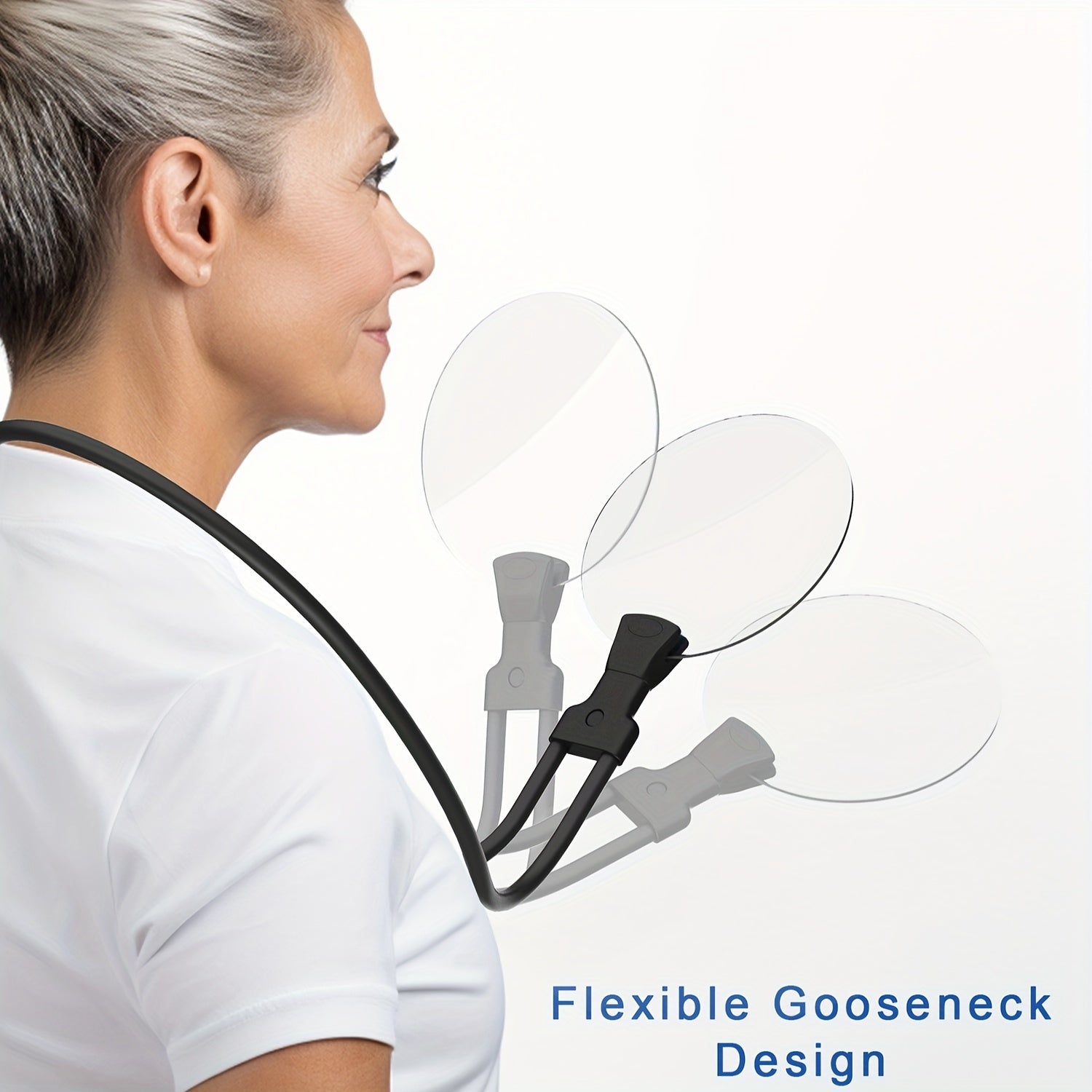 Vergrootglas Handsfree 5X met Flexibele Hals voor Lezen en Precisiewerk