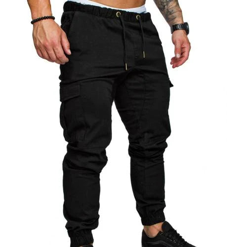 Runwell Heren Joggingbroek met Ankle Cuff - Lichte Ademende Jogger met Ritszakken en Verstelbare Taille - Voor Sport en Vrije Tijd in 11 Kleuren