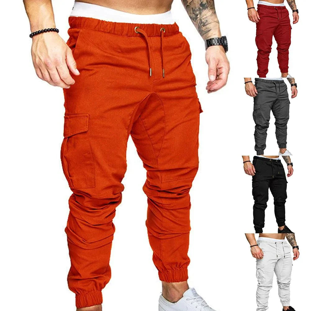 Runwell Heren Joggingbroek met Ankle Cuff - Lichte Ademende Jogger met Ritszakken en Verstelbare Taille - Voor Sport en Vrije Tijd in 11 Kleuren