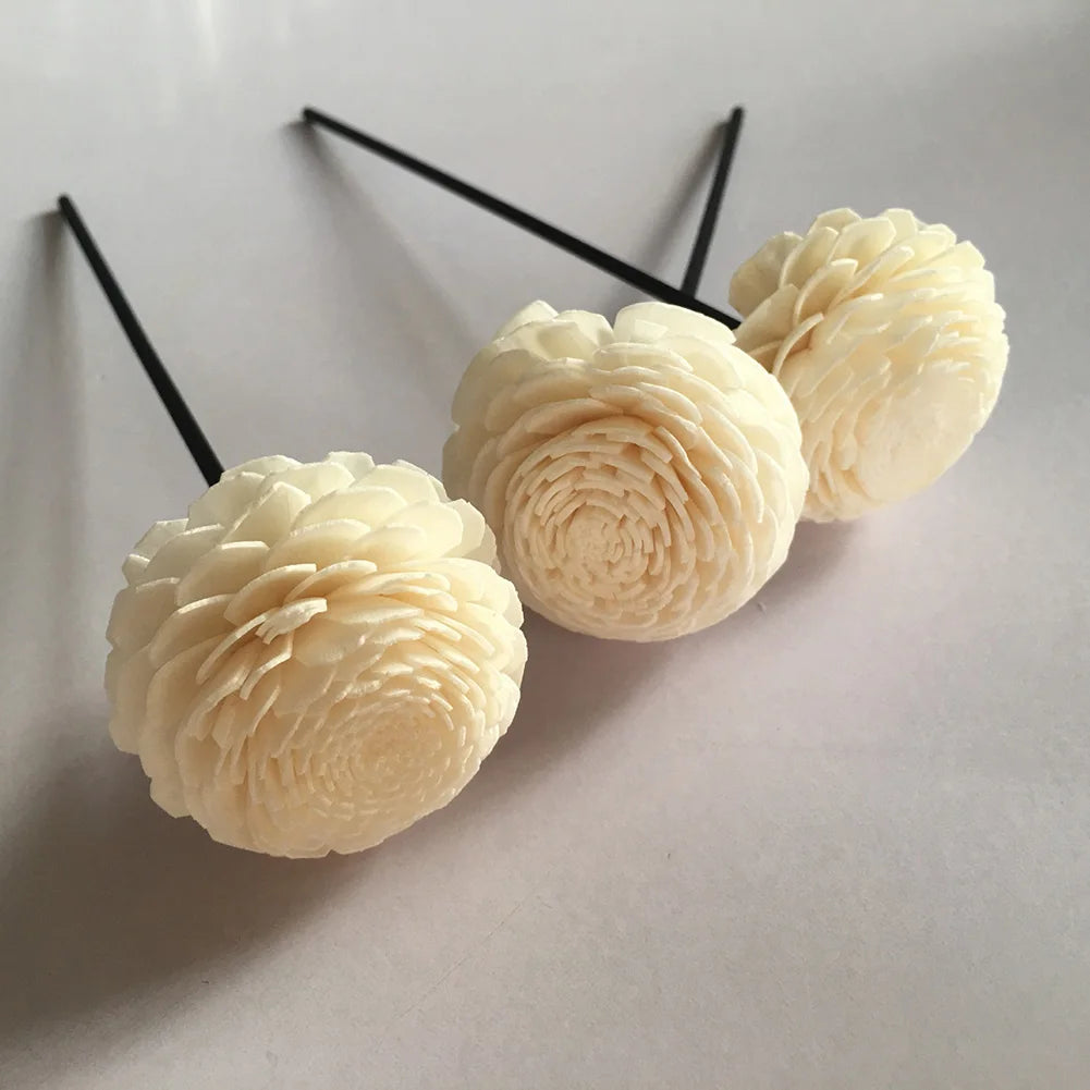 3x Bloemen Geurstokjes Rattan | Geur Diffuser Navulling | Vuurloze Aroma Decoratie Voor Thuis