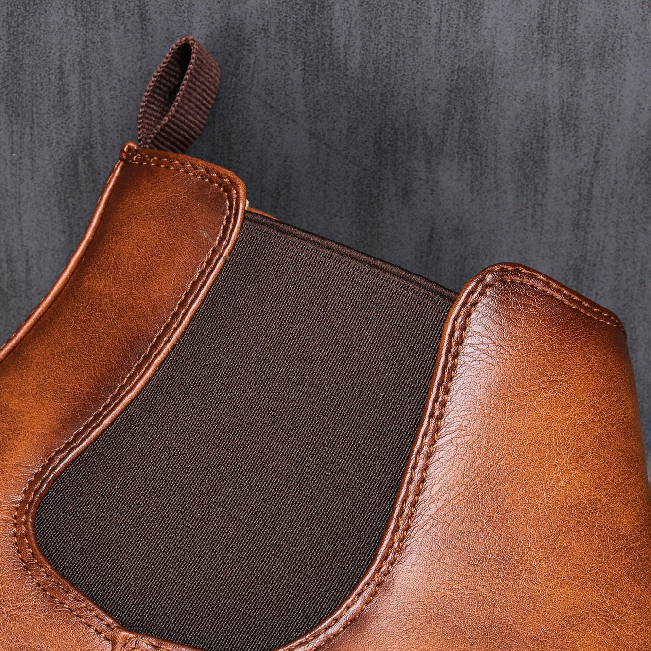 Heren Chelsea Laarzen met Elastische Zijpanelen – Comfortabele en Stijlvolle Boots voor Casual en Formele Gelegenheden