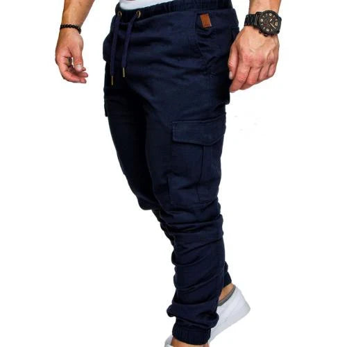 Runwell Heren Joggingbroek met Ankle Cuff - Lichte Ademende Jogger met Ritszakken en Verstelbare Taille - Voor Sport en Vrije Tijd in 11 Kleuren