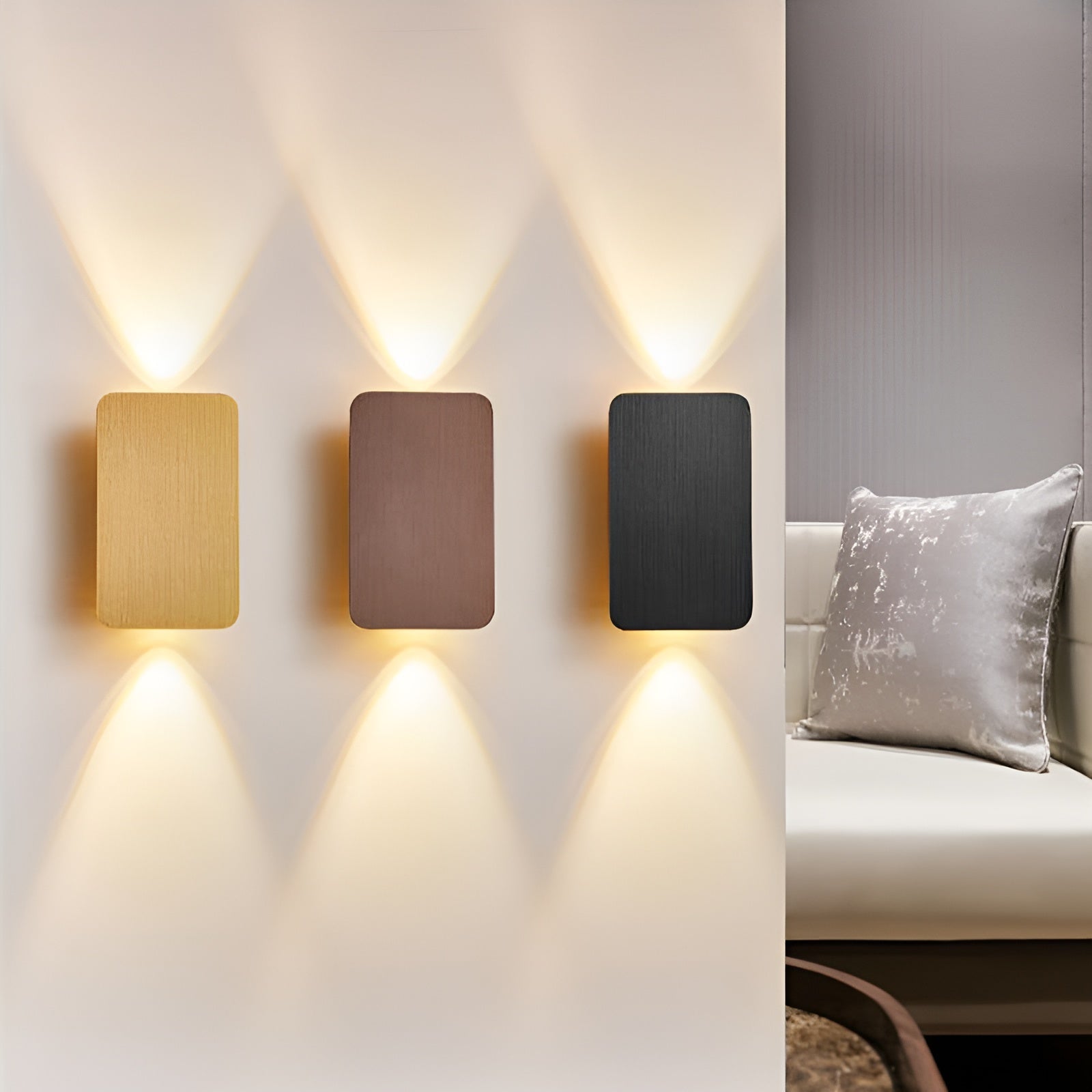 LightNest | Minimalistische Strakke Rechthoekige LED Wandlamp in Compact Formaat