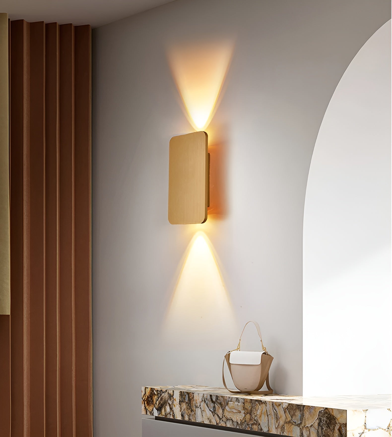 LightNest | Minimalistische Strakke Rechthoekige LED Wandlamp in Compact Formaat
