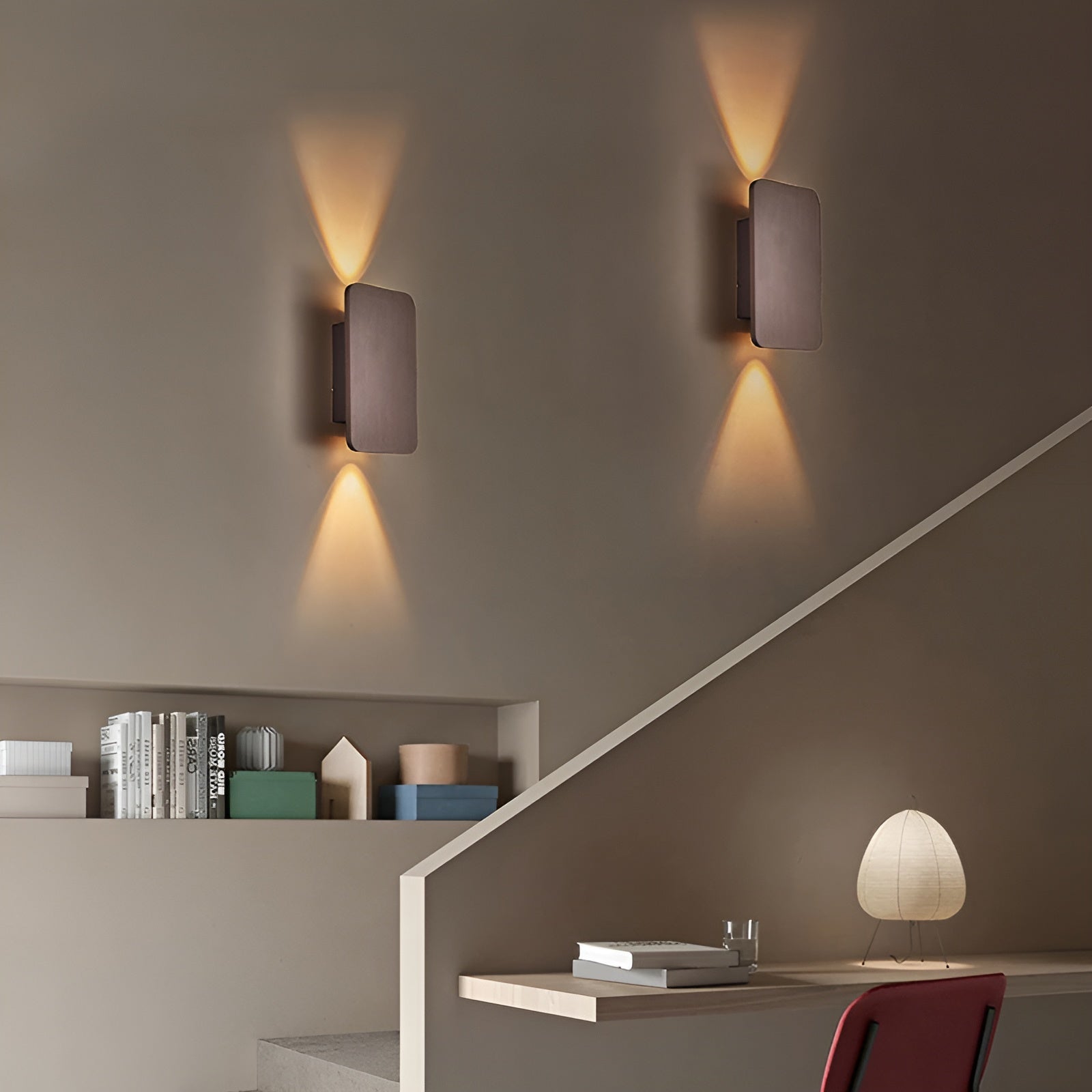 LightNest | Minimalistische Strakke Rechthoekige LED Wandlamp in Compact Formaat