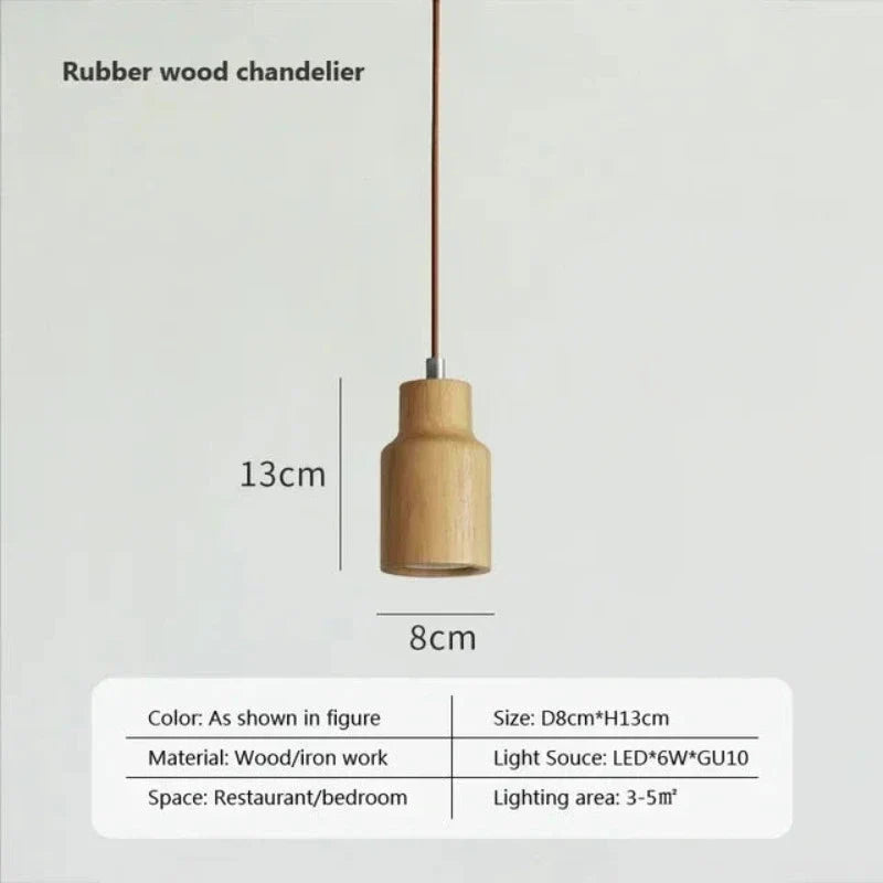 NordicGlow - Scandinavische Houten Hanglamp