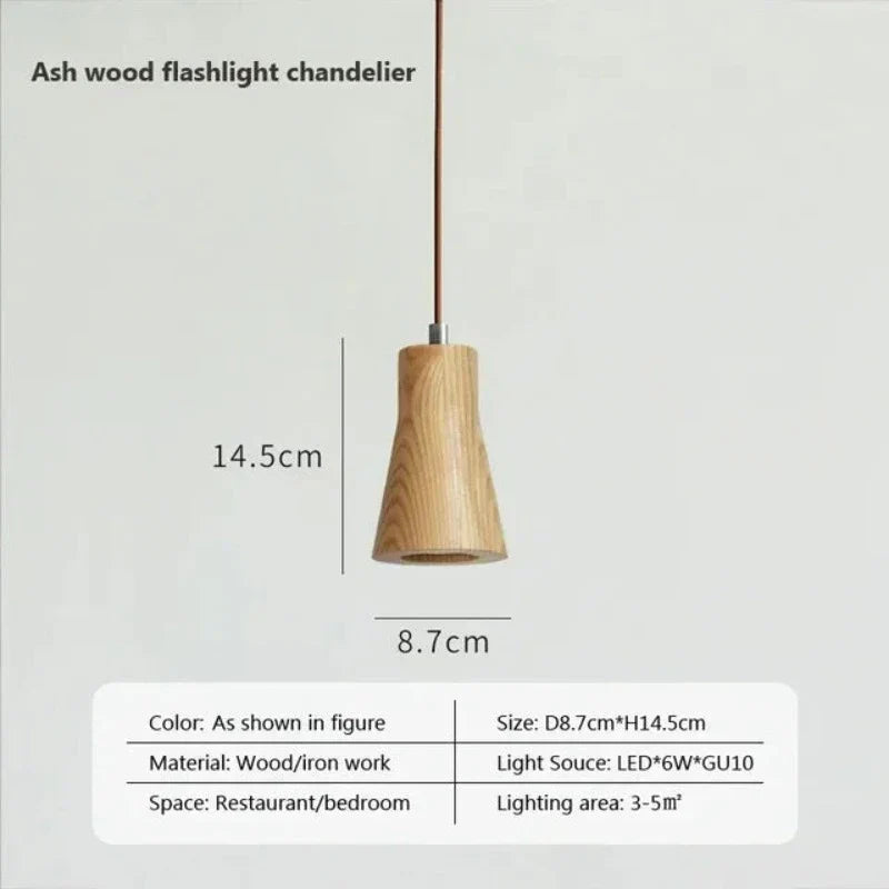 NordicGlow - Scandinavische Houten Hanglamp