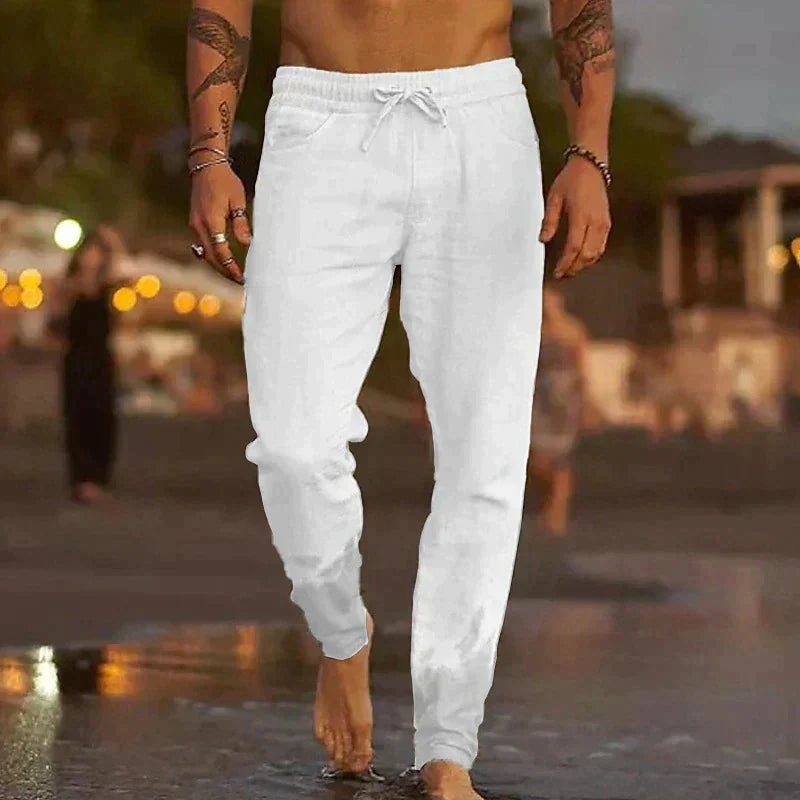 Linnen Zomerbroek Heren – Lichtgewicht & Ademend – Casual Pasvorm voor Warme Dagen