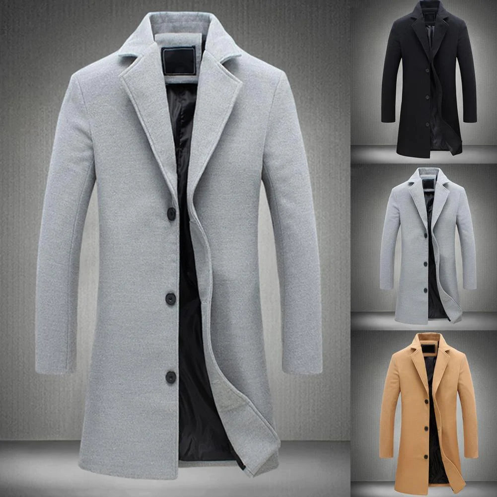 JOSIAH - Long winter coat for men