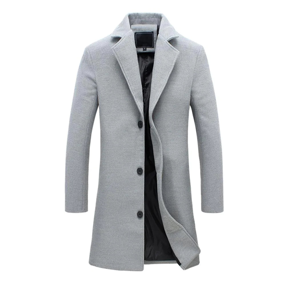 JOSIAH - Long winter coat for men