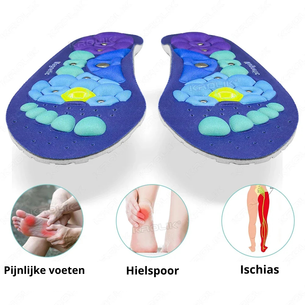 FootAlign – Magnetische Acupressuur Inlegzolen (Unisex)