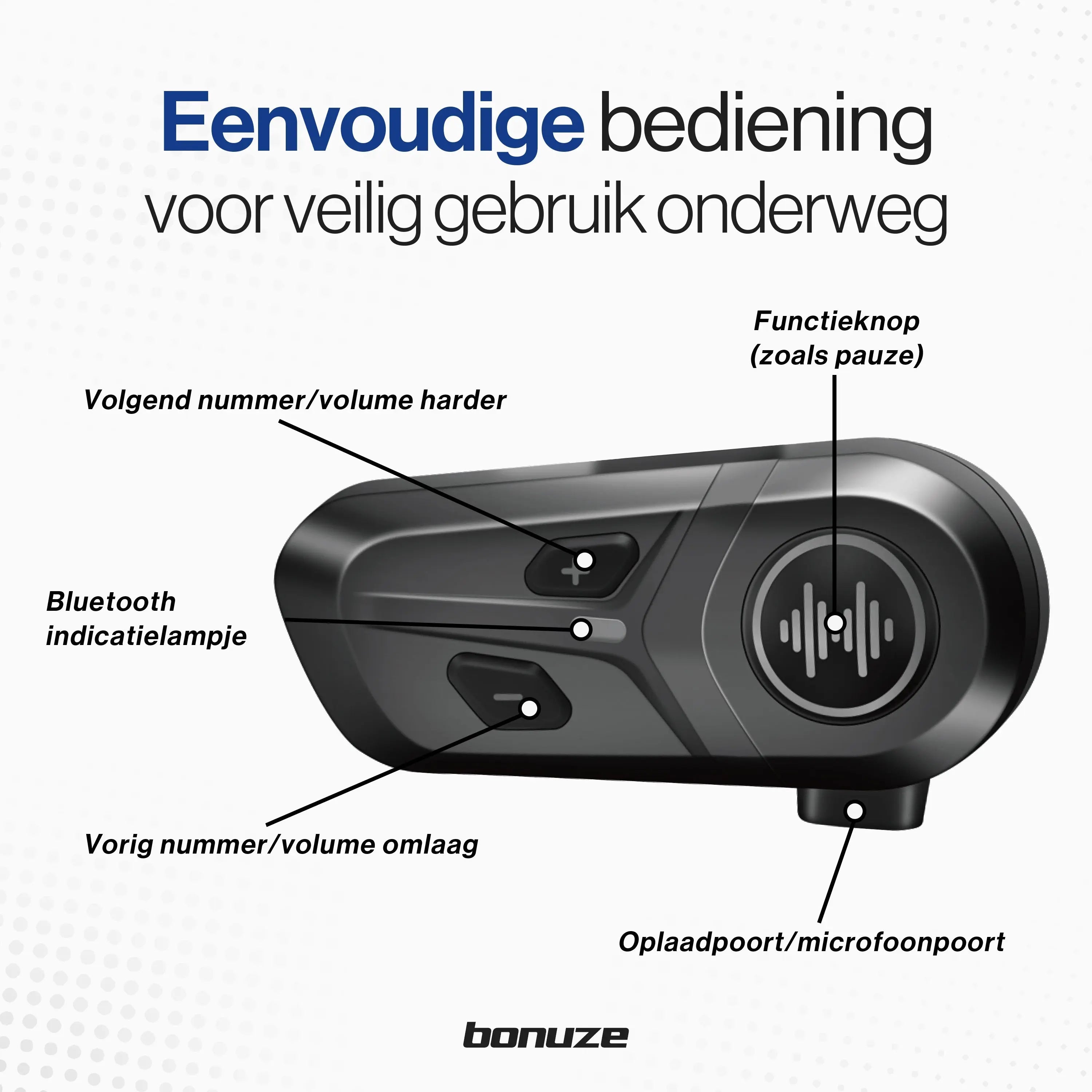 HEARPRO L1 Pro Motorhelm Headset