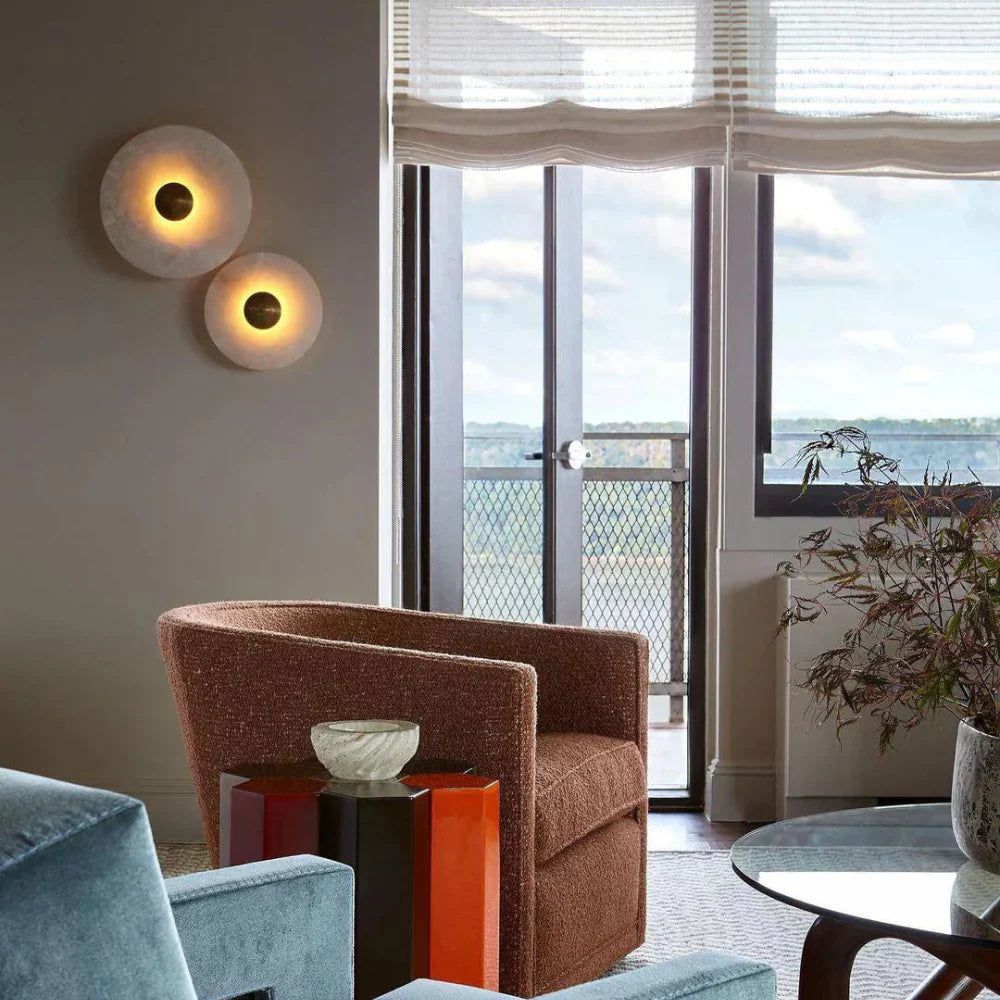 Alabaster Wandlamp – Minimalistische Luxe Verlichting | Sfeervolle Wanddecoratie