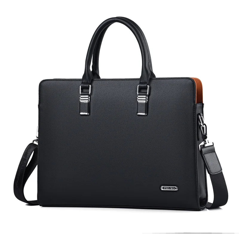 Le Sac Marceau | Leren Laptoptas Heren met Verstelbare Schouderriem – Ruim en Stijlvol voor 14-15 Inch Laptops