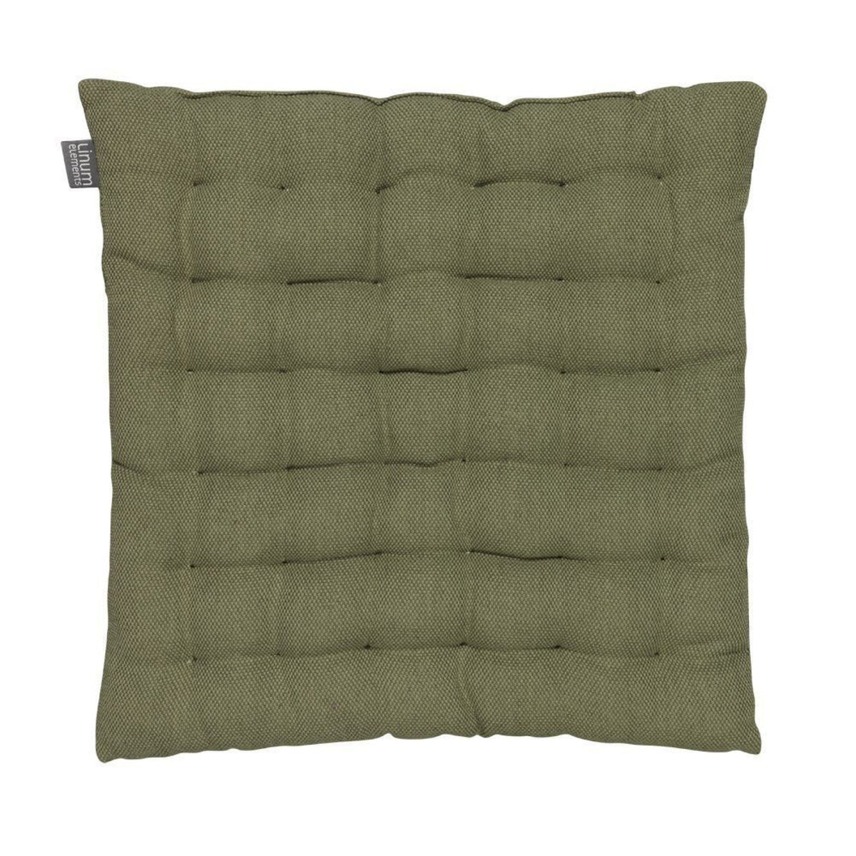 Sella Gewatteerd Stoelkussen 40 x 40 cm - Zacht Zitkussen met Gestikte Vierkanten en 3 cm Vulling - Voor Eetkamerstoel, Keukenstoel en Bank