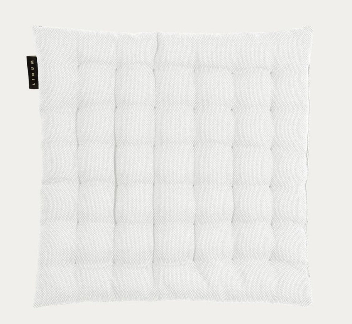 Sella Gewatteerd Stoelkussen 40 x 40 cm - Zacht Zitkussen met Gestikte Vierkanten en 3 cm Vulling - Voor Eetkamerstoel, Keukenstoel en Bank