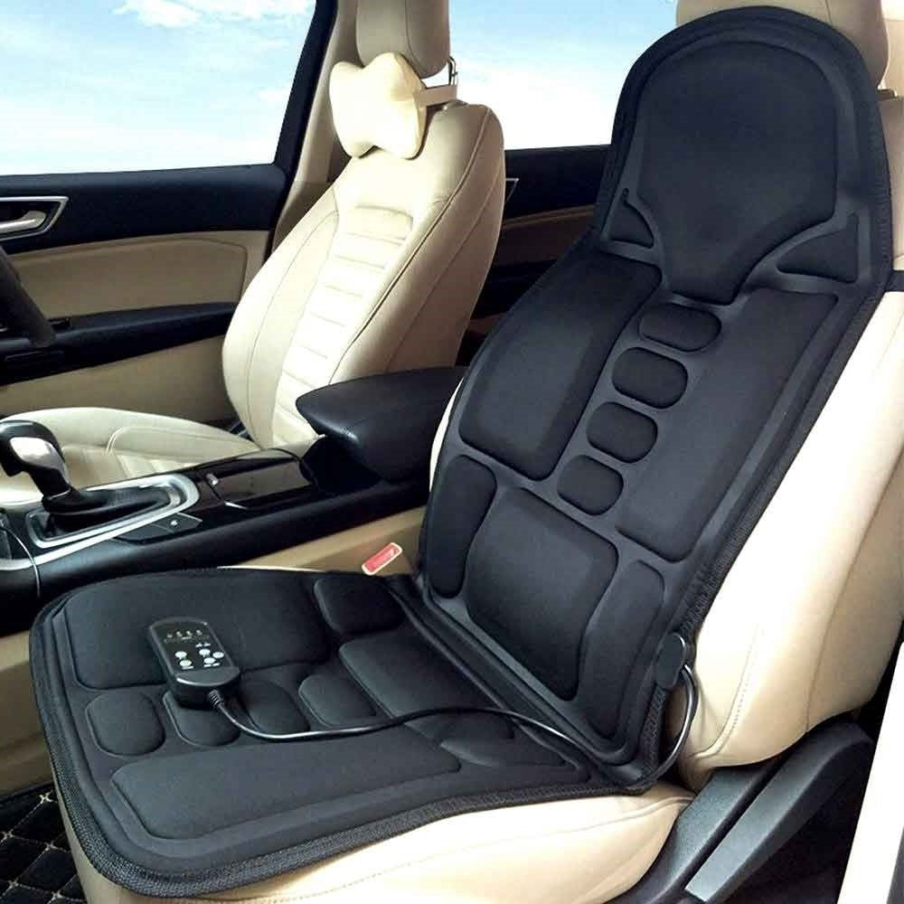 Massagestoelkussen met Verwarming en 8 Instelbare Massagezones voor Auto en Thuis
