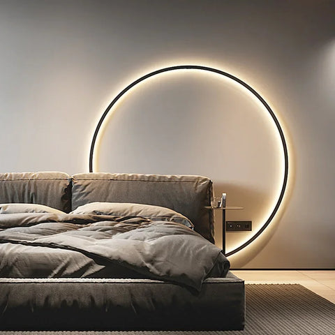 VerlichtingsHuis Essential - Minimalistische LED Ronde Wandlamp | Sfeervolle design LED wandlamp modern rond minimalistisch eenvoudig stijlvol tijdloos hoogwaardig materiaal interieur verlichting muren slaapkamer woonkamer kantoor eenvoudig installeren