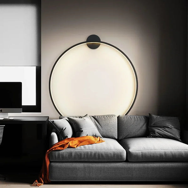 VerlichtingsHuis Essential - Minimalistische LED Ronde Wandlamp | Sfeervolle design LED wandlamp modern rond minimalistisch eenvoudig stijlvol tijdloos hoogwaardig materiaal interieur verlichting muren slaapkamer woonkamer kantoor eenvoudig installeren
