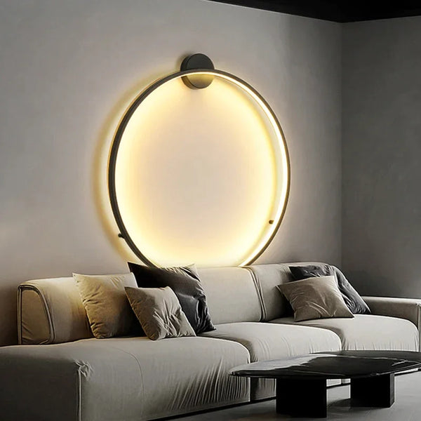VerlichtingsHuis Essential - Minimalistische LED Ronde Wandlamp | Sfeervolle design LED wandlamp modern rond minimalistisch eenvoudig stijlvol tijdloos hoogwaardig materiaal interieur verlichting muren slaapkamer woonkamer kantoor eenvoudig installeren