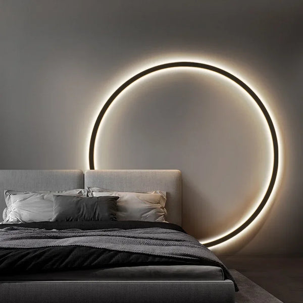 VerlichtingsHuis Essential - Minimalistische LED Ronde Wandlamp | Sfeervolle design LED wandlamp modern rond minimalistisch eenvoudig stijlvol tijdloos hoogwaardig materiaal interieur verlichting muren slaapkamer woonkamer kantoor eenvoudig installeren