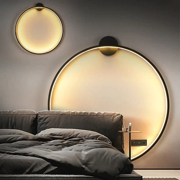 VerlichtingsHuis Essential - Minimalistische LED Ronde Wandlamp | Sfeervolle design LED wandlamp modern rond minimalistisch eenvoudig stijlvol tijdloos hoogwaardig materiaal interieur verlichting muren slaapkamer woonkamer kantoor eenvoudig installeren