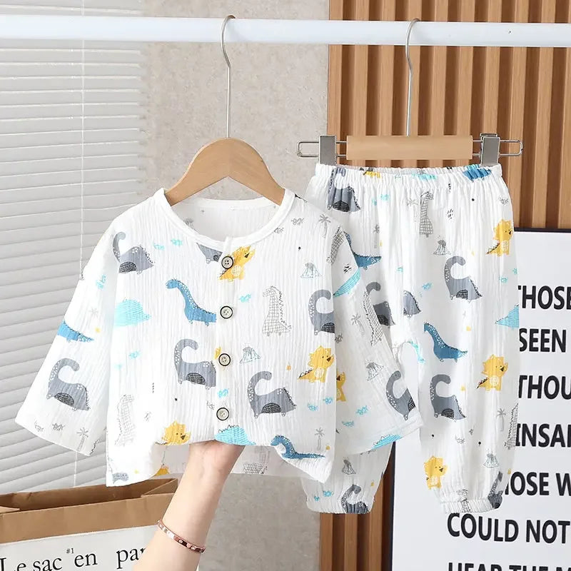 Mini Style | Luchtig Materiaal - Linnen Kleding Set